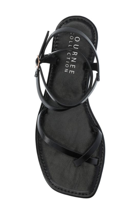 Shop Journee Collection Tru Comfort Charra Sandal In Black