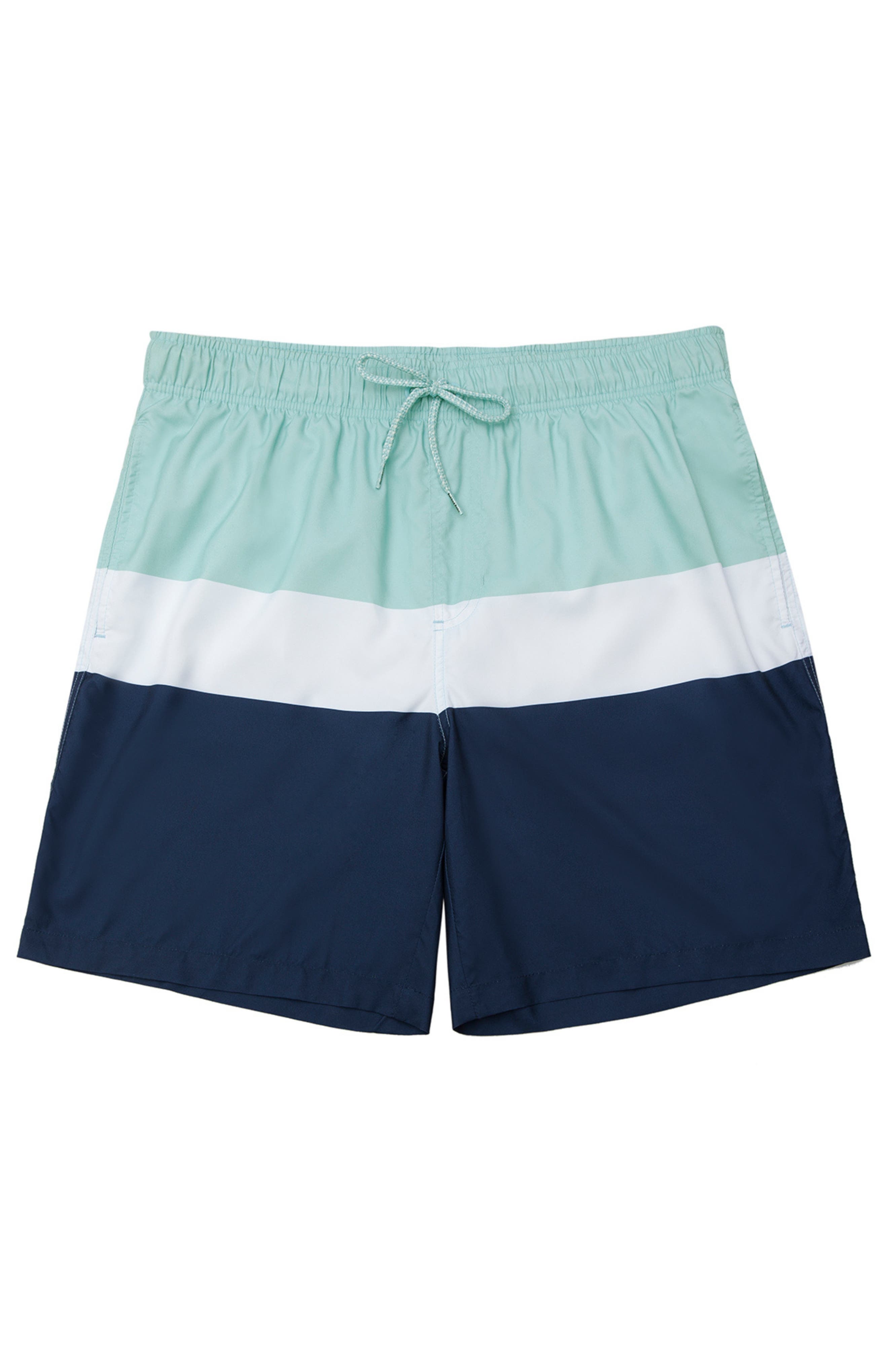 Rokka&Rolla All-Day Comfort Mesh-Lined Swim Trunks in Ice Cold Blue Cover