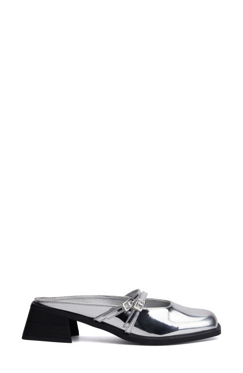 Olivia Miller Aquarius Mule In Silver