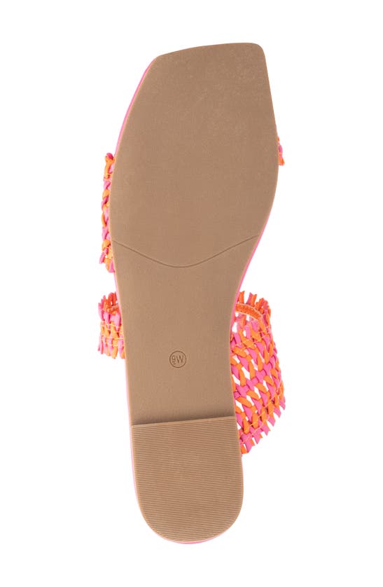 Fashion To Figure Pammy Sandal In Pink Multi