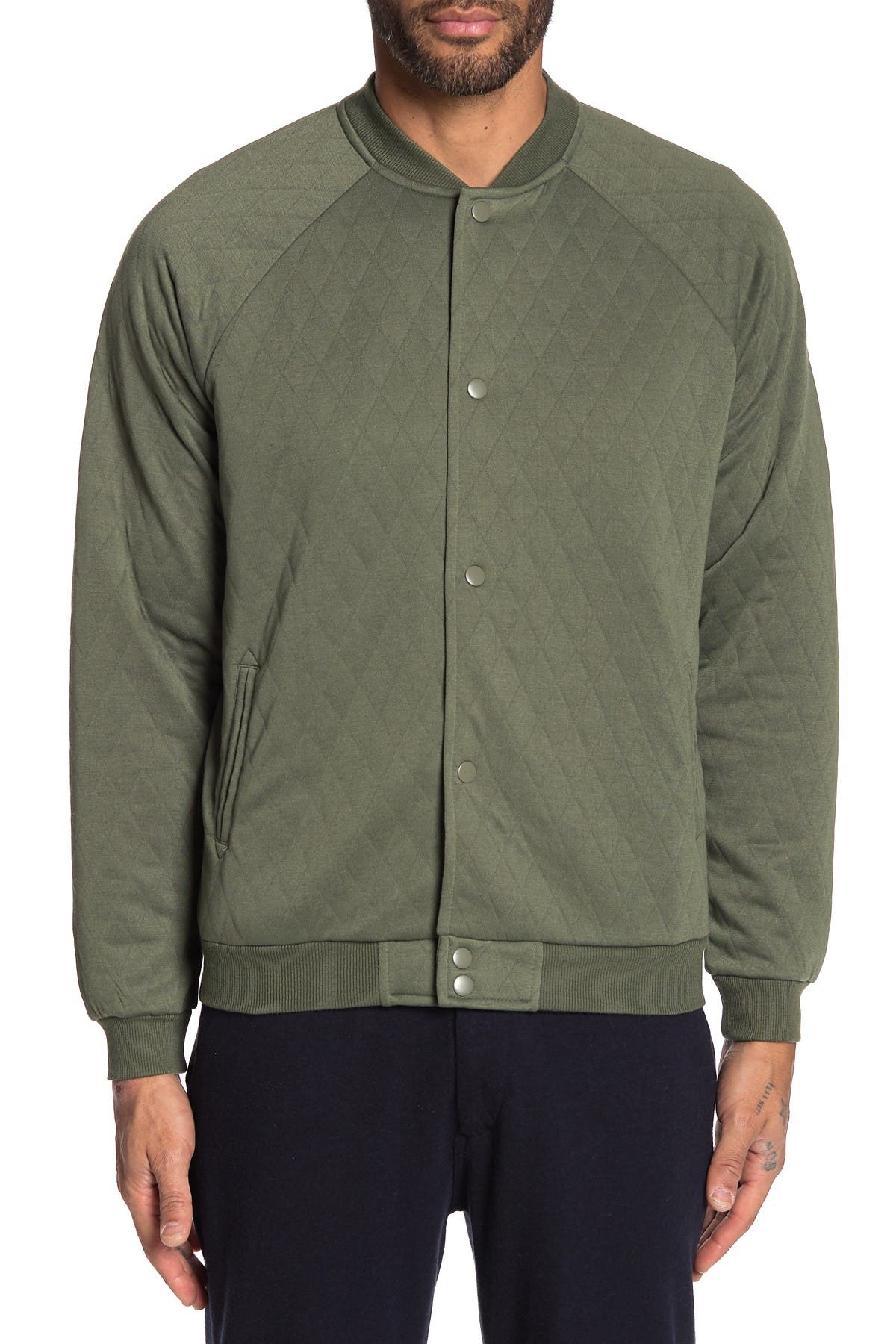 Sovereign Code Princeton Quilted Baseball Jacket Nordstrom Rack