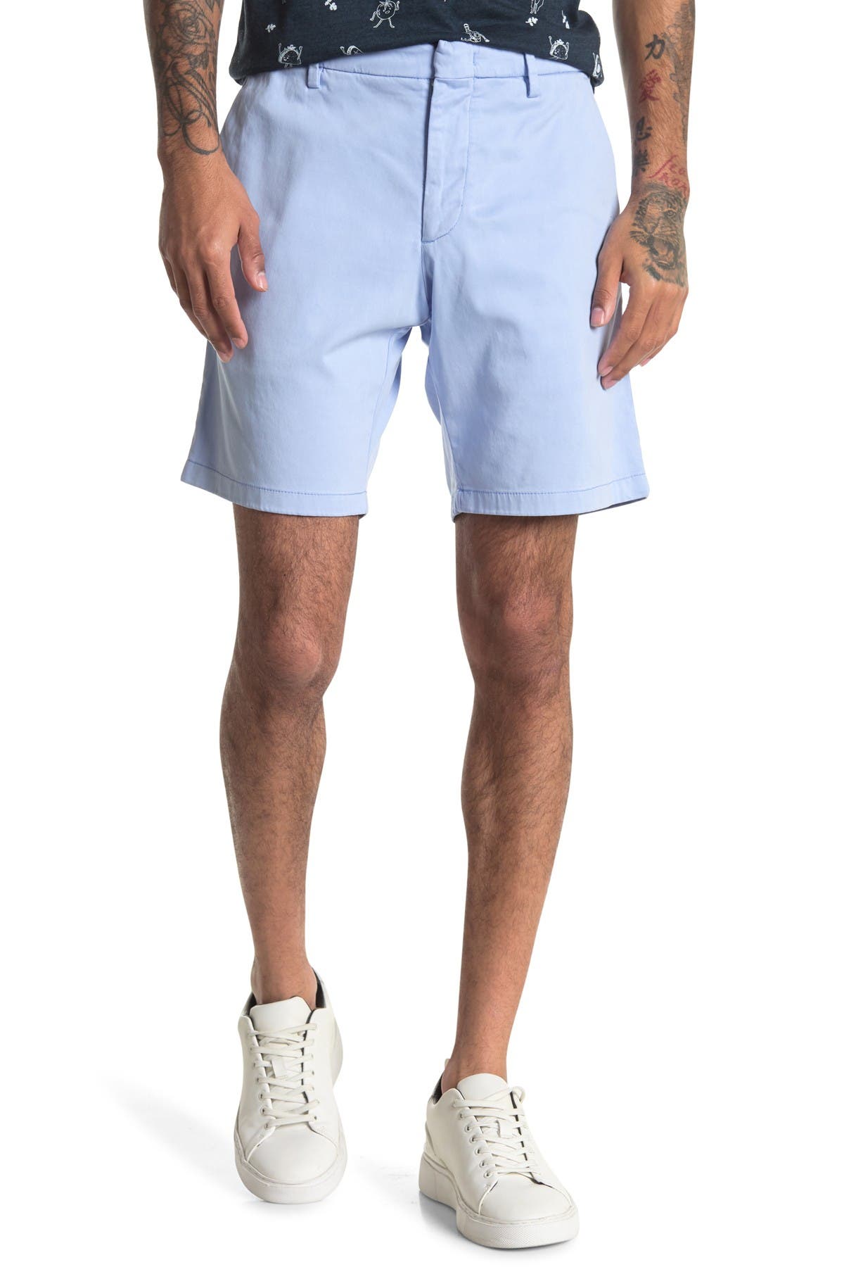 Zachary Prell Catalpa Chino Shorts In Light/pastel Blue2