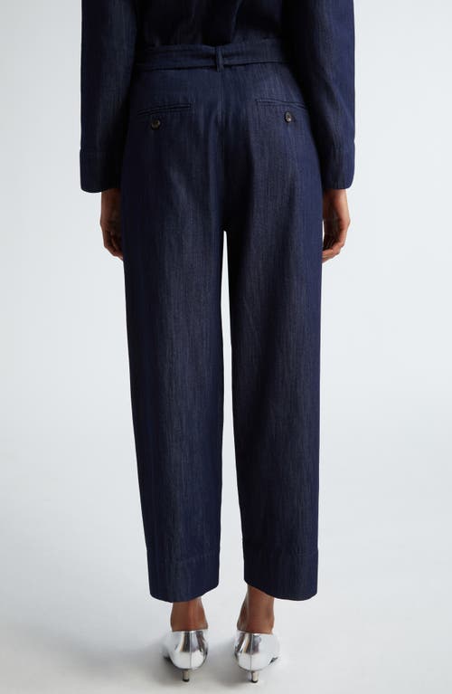 MAX MARA MAX MARA AMOUR DENIM BELTED CROP PANTS 