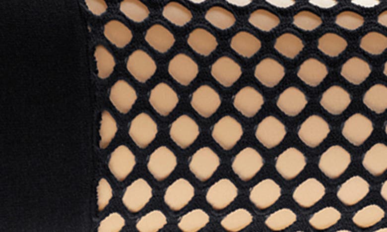 Shop Falke Craftcore Fishnet Socks In Black