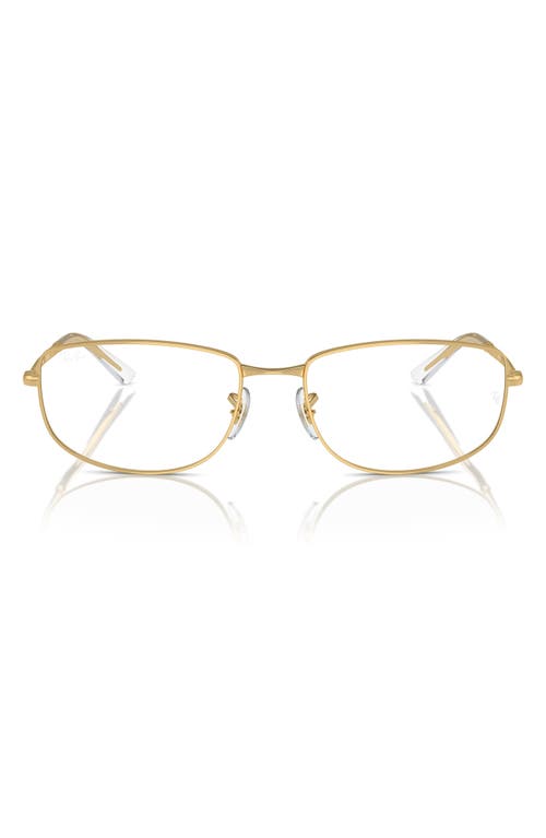 Ray-Ban 56mm Irregular Gold at Nordstrom