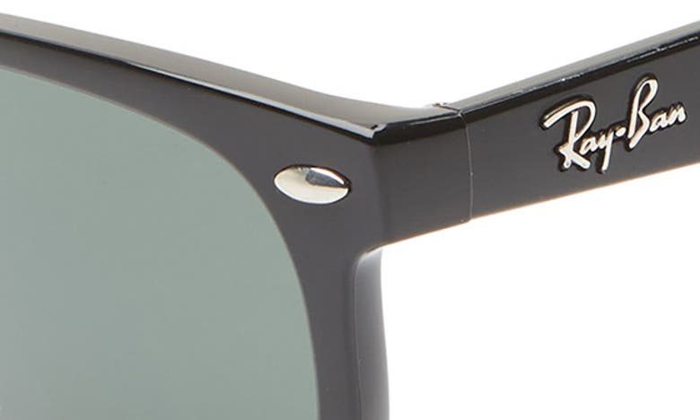 Shop Ray Ban Junior 47mm Wayfarer Sunglasses In Black/ Green Solid
