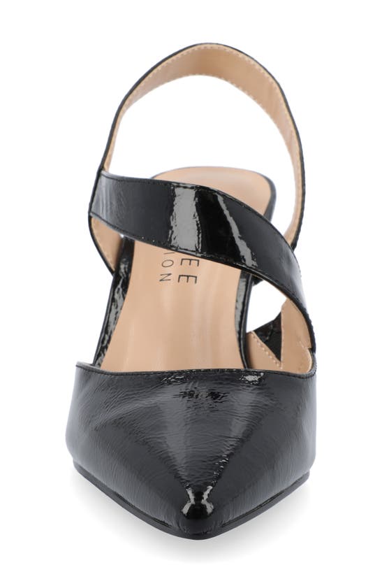 Shop Journee Collection Scarlett Pointed Toe Pump In Black