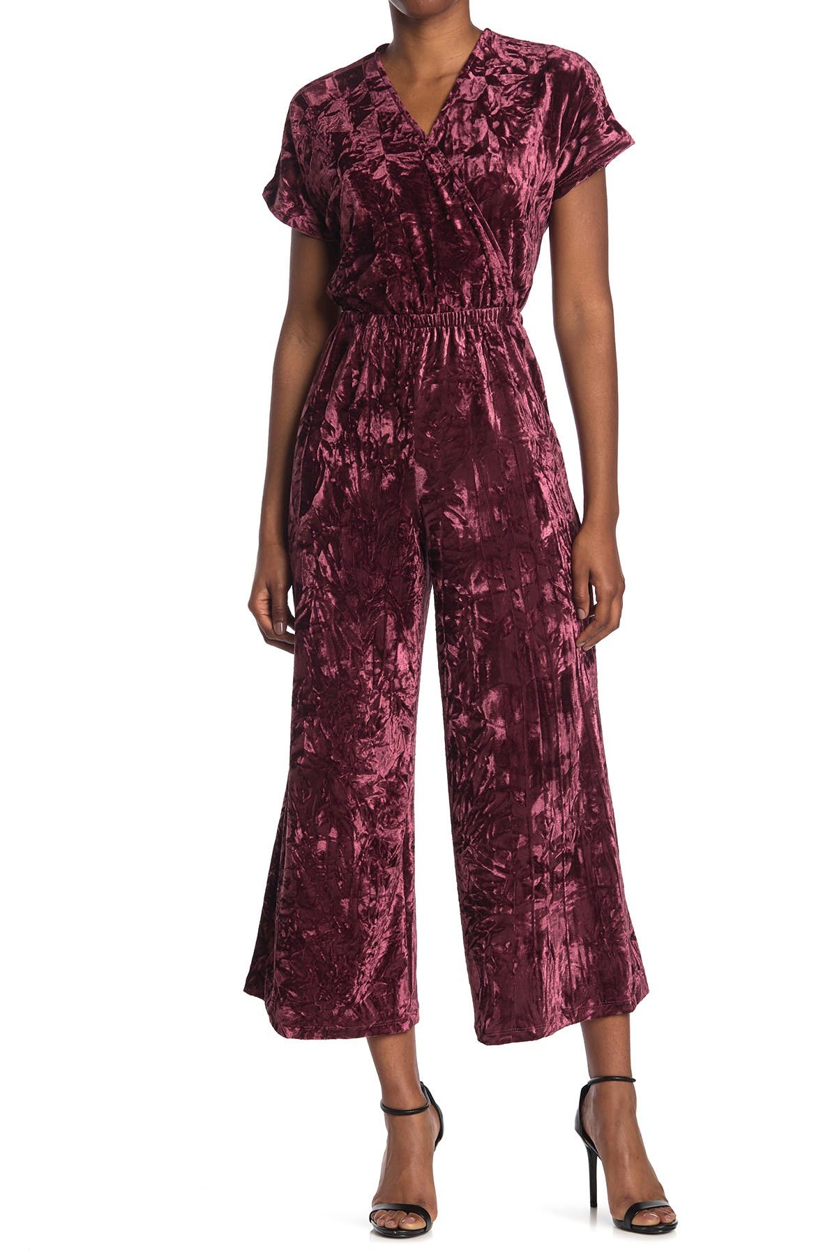 crushed velvet playsuit