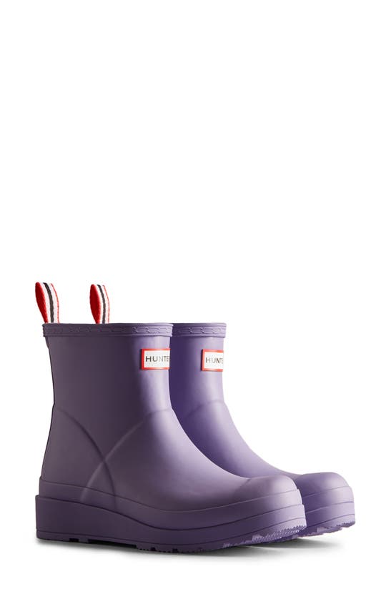 Hunter Original Play Rain Bootie In Iridescent Purple