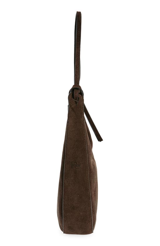 Shop Reformation Medium Rosetta Shoulder Bag In Boss Suede