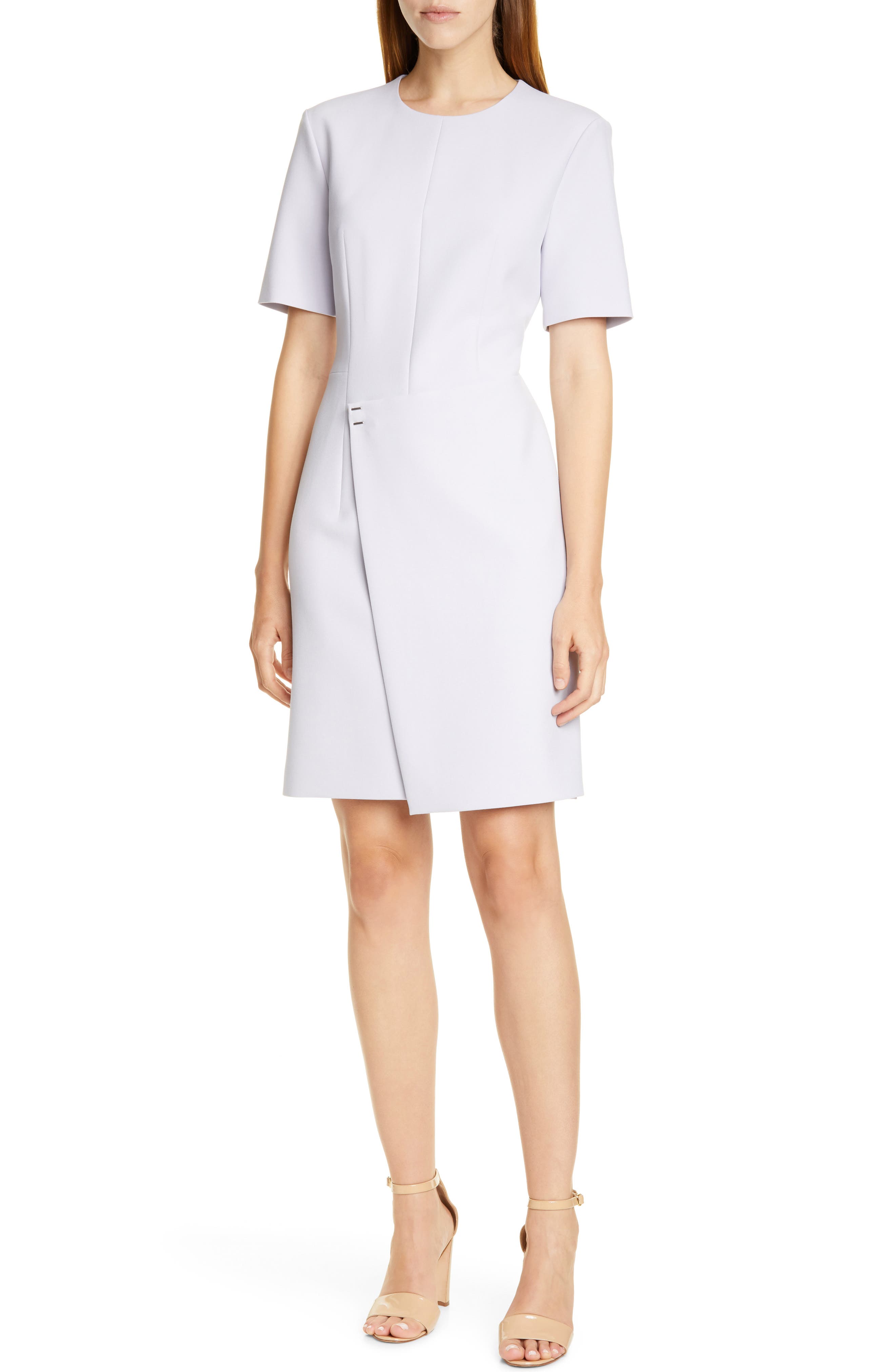 Boss Disula Ponte Dress, Purple