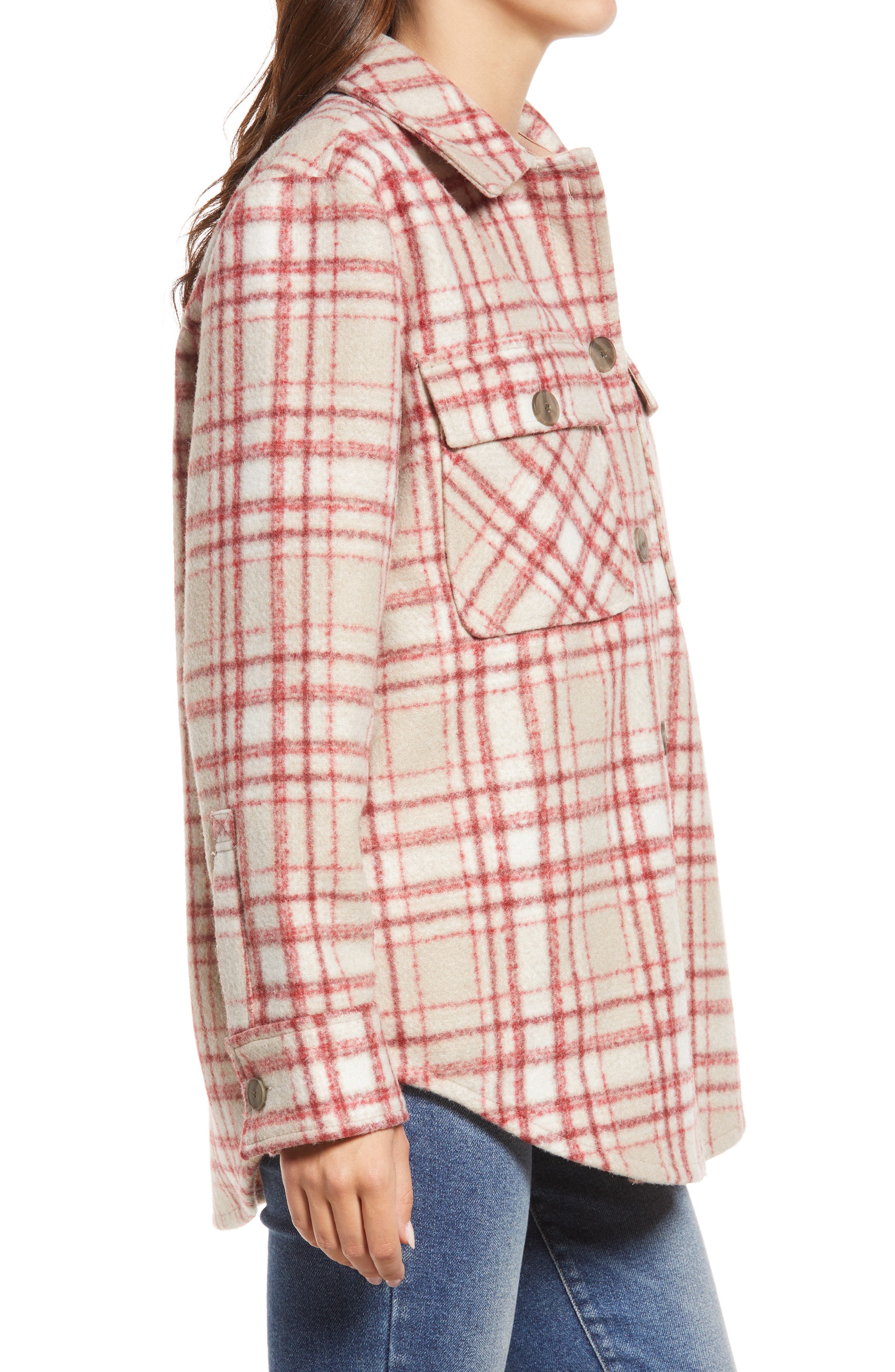 Treasure \u0026 Bond Plaid Shirt Jacket 