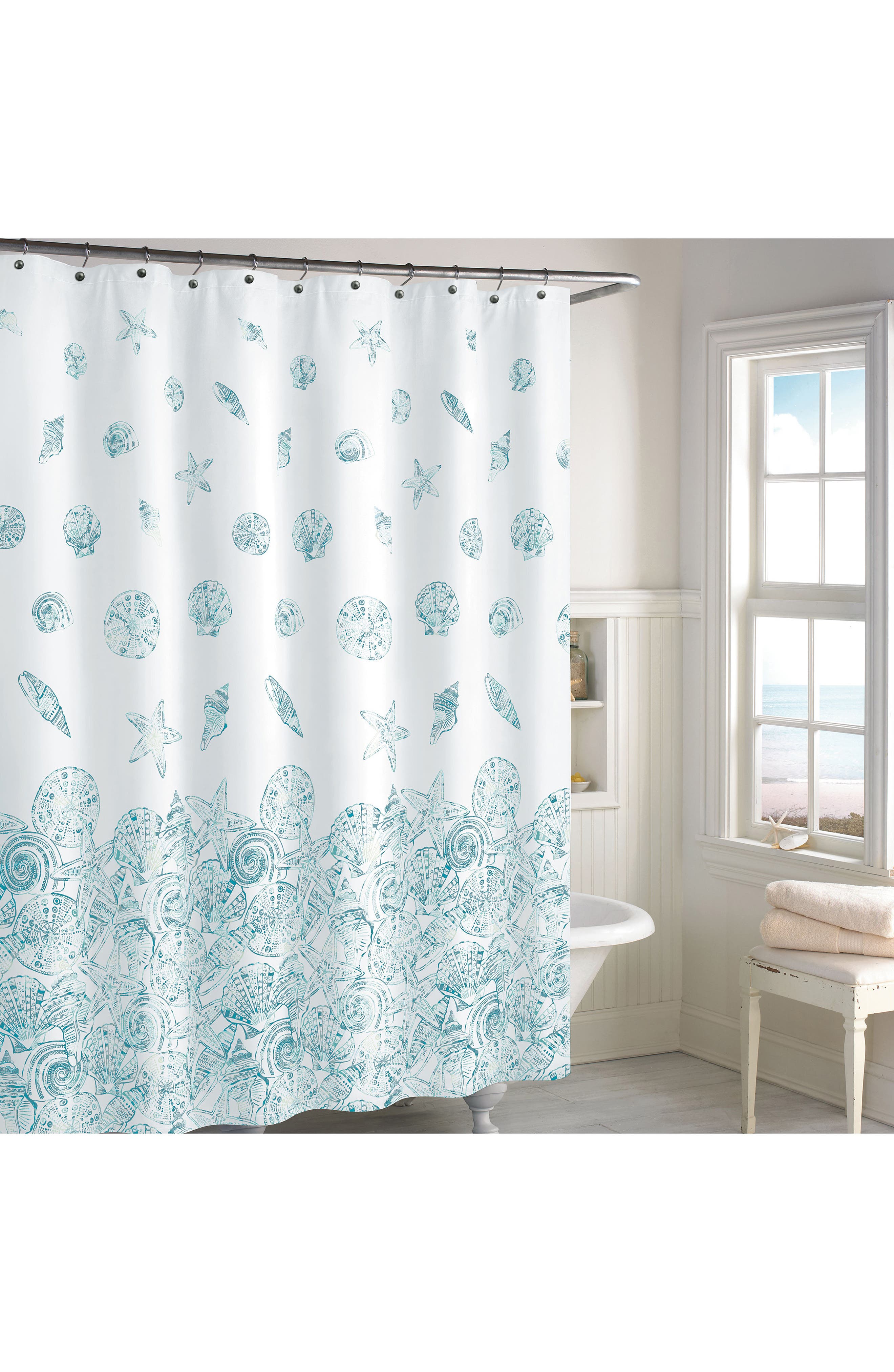 Destinations Mykonos Stripe Shower Curtain Nordstrom