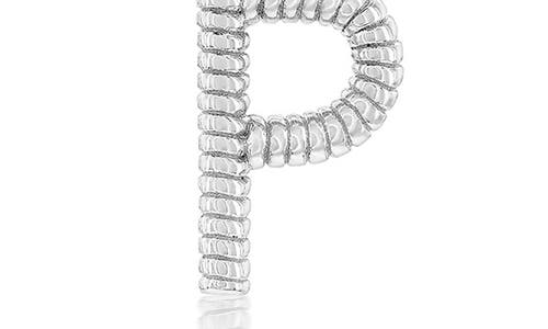 SIMONA SIMONA CROISSANT INITIAL PENDANT NECKLACE