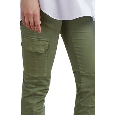 Isabella Oliver Maternity Cargo Pants, Green