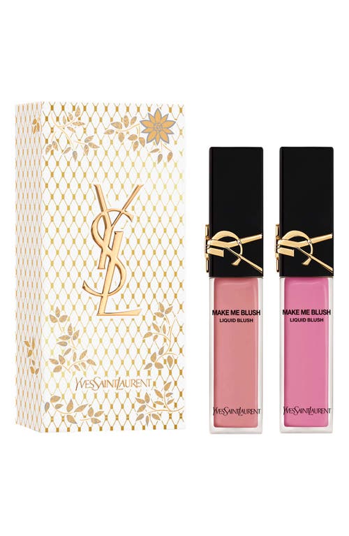 Saint Laurent Yves  2-piece Liquid Blush Gift Set (limited Edition) $80 Value In White