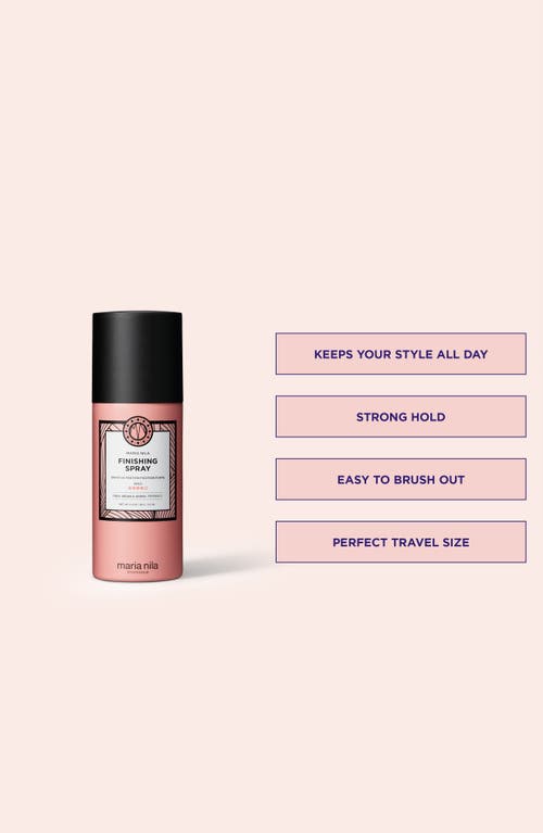 Maria Nila Finishing Spray In No Color