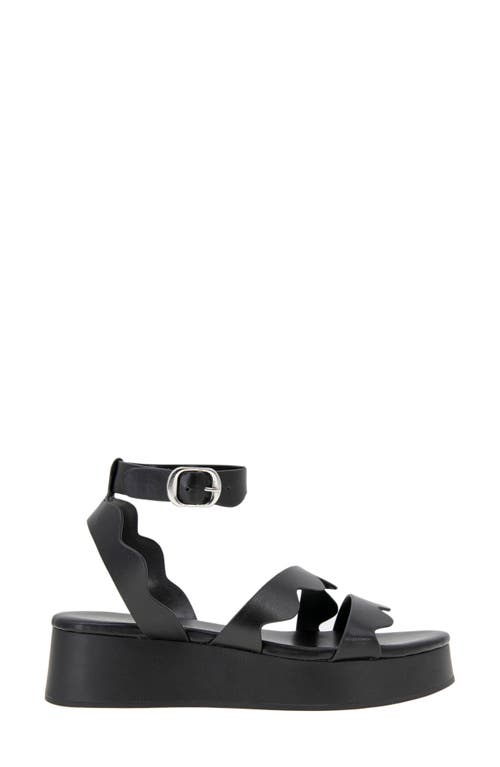 Bcbgeneration Faye Strappy Platform Sandal In Black