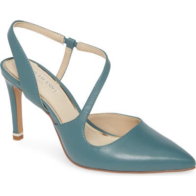 Kenneth Cole New York Riley 85 Pointed Toe Pump, Blue/green