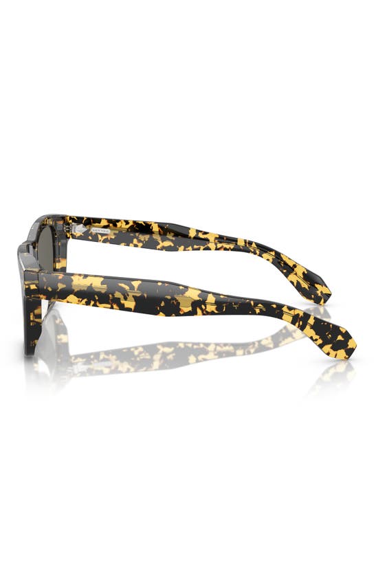 Shop Oliver Peoples N.04 53mm Rectangular Sunglasses In Dark Tortoise