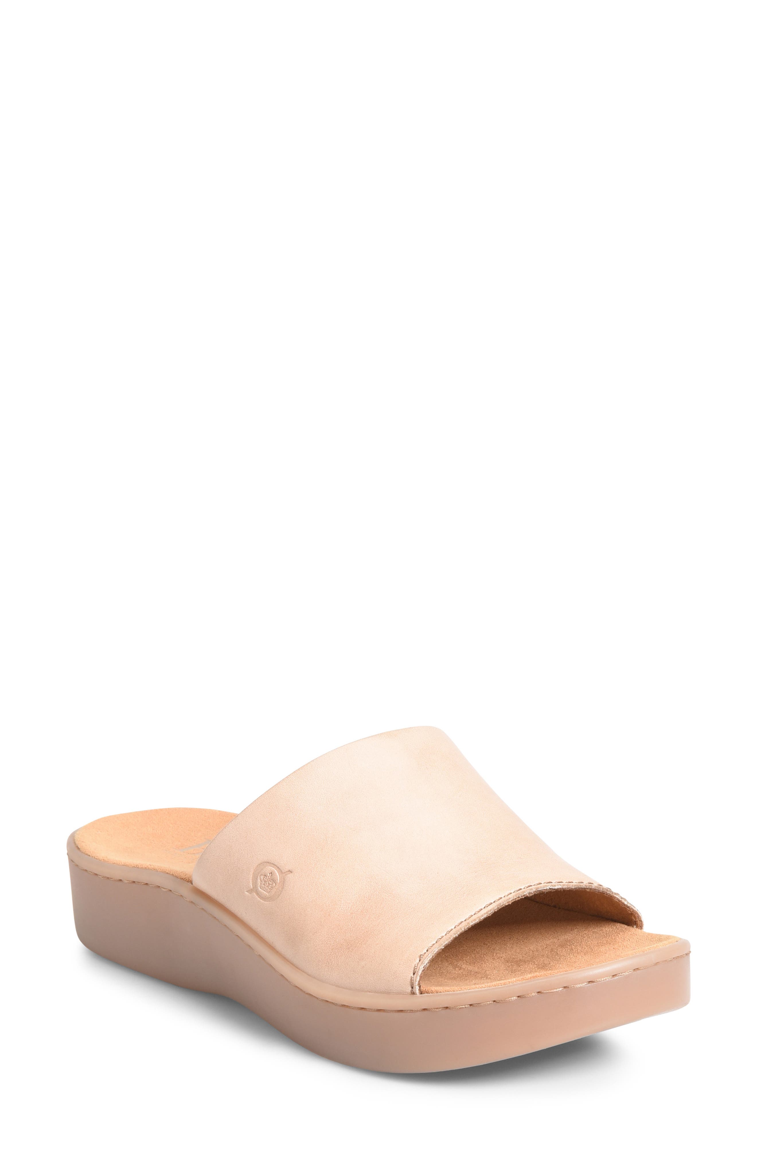B?rn Ottawa Slide Sandal, Beige