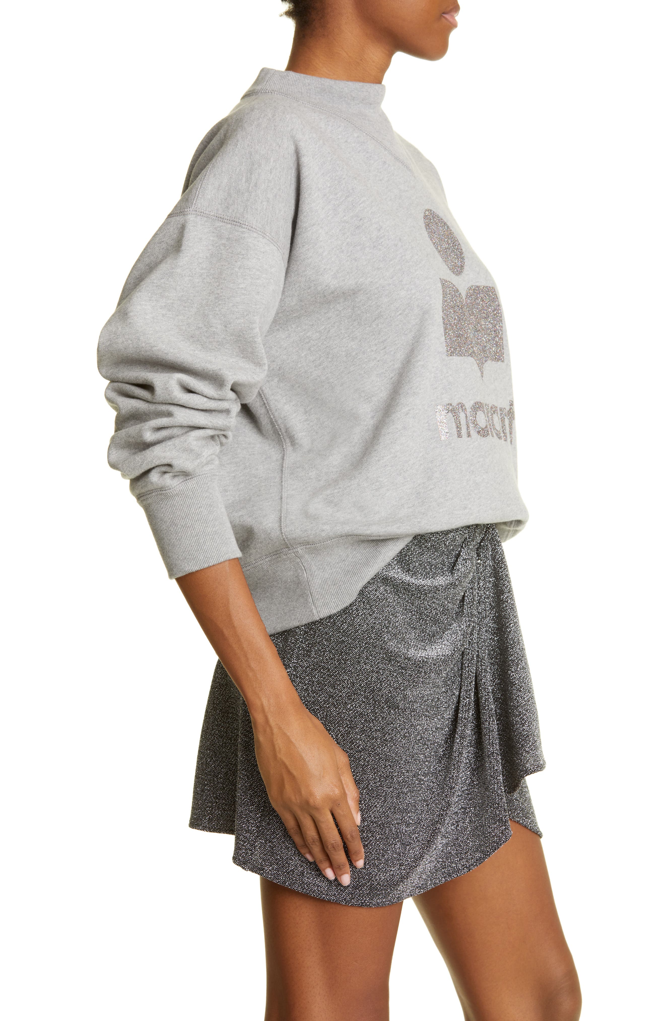 Moby logo cotton-blend sweatshirt