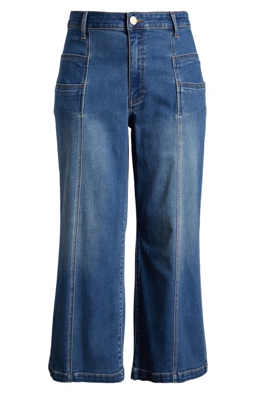 Shop Kut From The Kloth Meg Seamed Patch Pocket High Waist Wide Leg Jeans In Exceeded