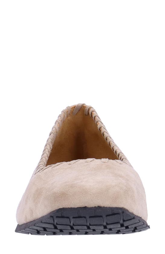 Shop L'amour Des Pieds Tiffanie Wedge In Taupe