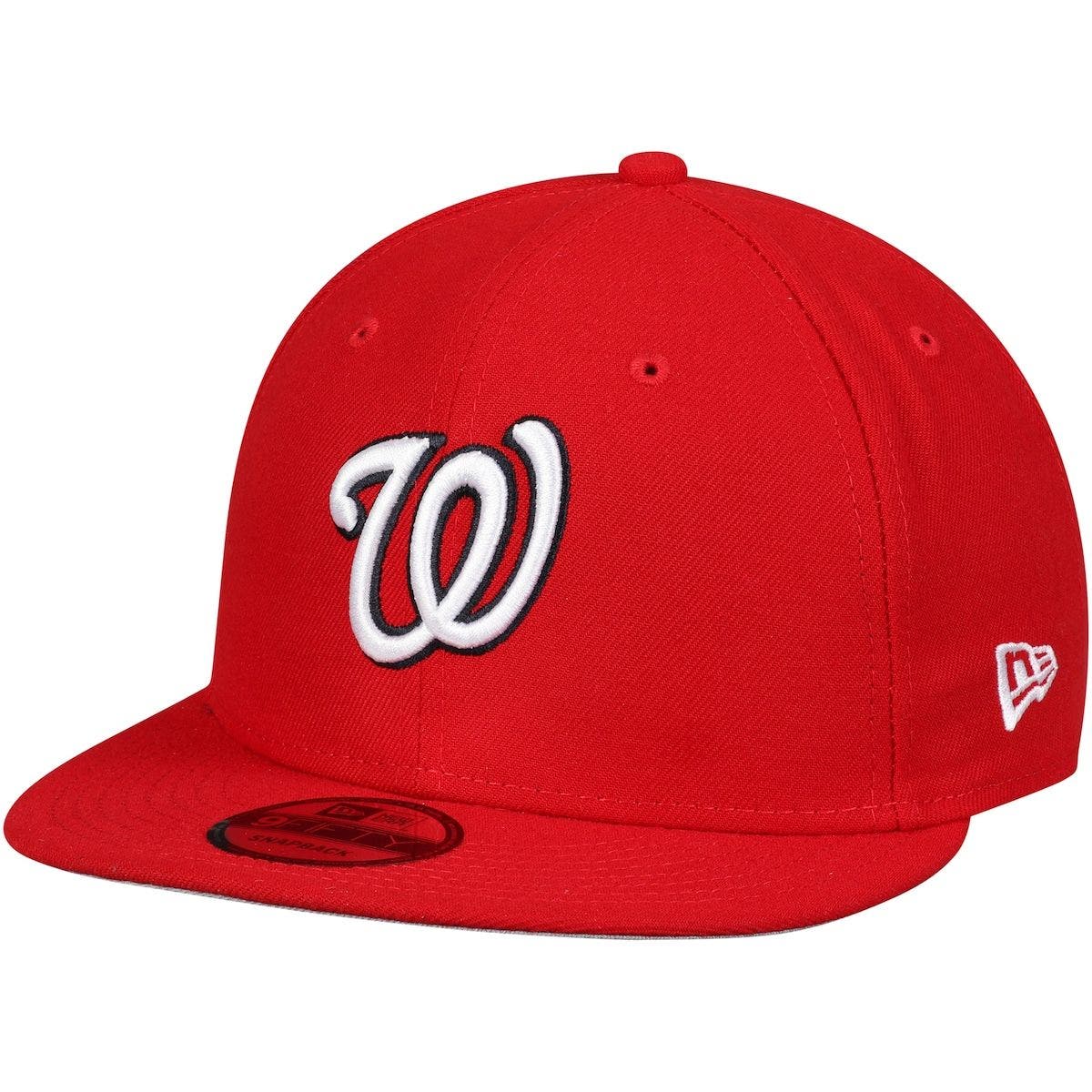 red washington nationals hat