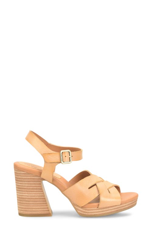 Shop Kork-ease ® Hutton Ankle Strap Platform Sandal In Yellow F/g