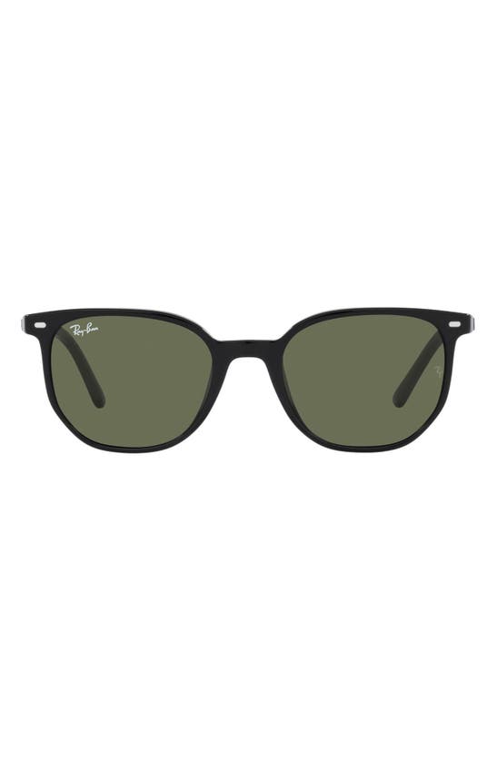 Ray Ban Ray-ban 52mm Square Sunglasses In Shiny Black