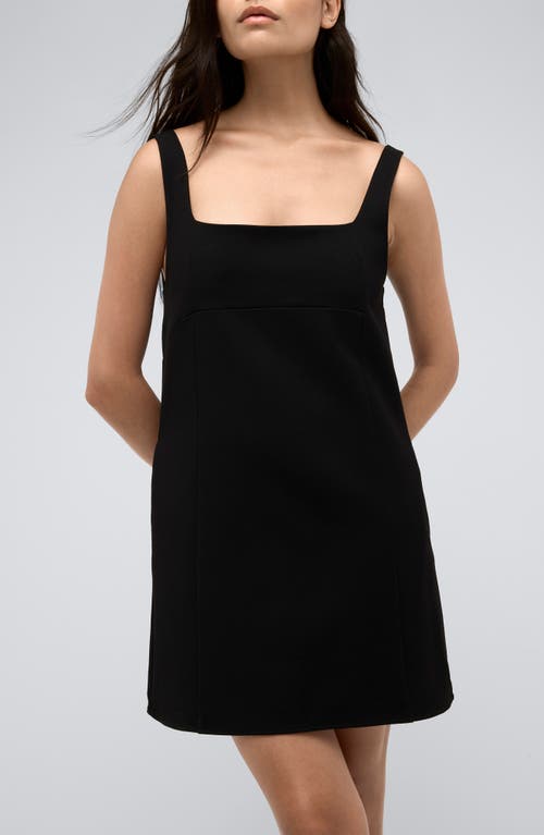 Shop Kenneth Cole Strappy Open Back Shift Dress In Black