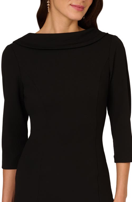 ADRIANNA PAPELL ADRIANNA PAPELL CREPE SHEATH DRESS