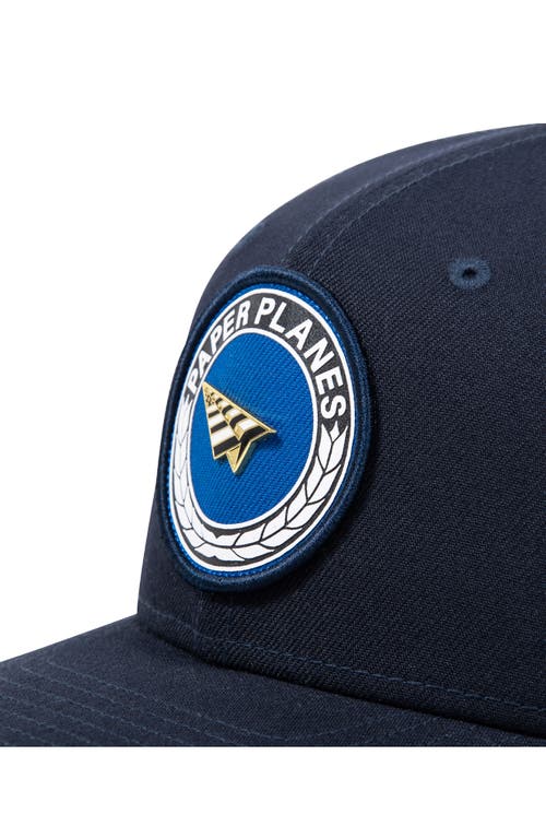 Shop Paper Planes First Class 9seventy Snapback Trucker Hat In Sky Captain