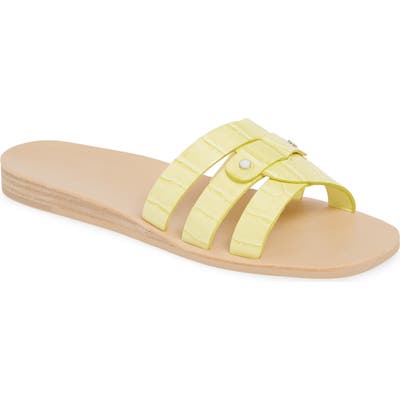 Dolce Vita Cait Slide Sandal, Yellow