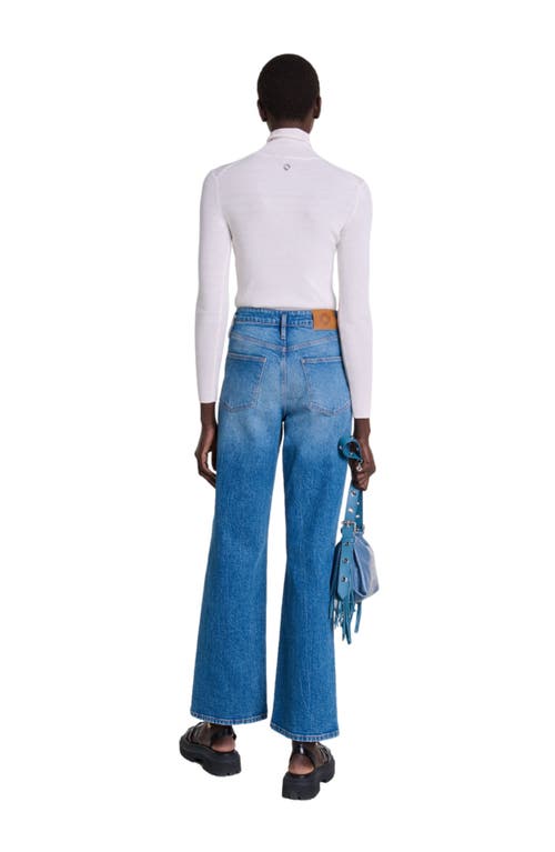 Maje Wool And Silk Jumper In Ecru
