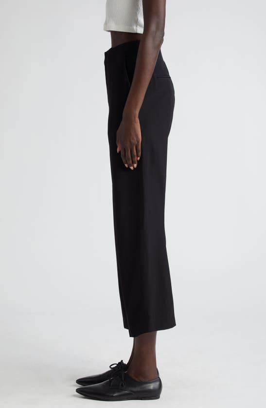 Bite Studios Cheval Crepe Crop Pants In Black