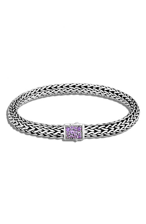 Shop John Hardy Classic Chain 6.5mm Bracelet In Metallic Silver