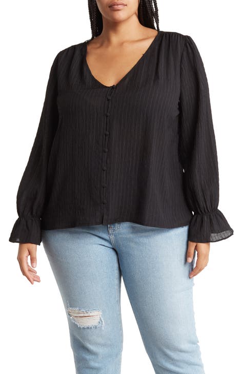 Plus Size Tops: Blouses & Shirts | Nordstrom Rack