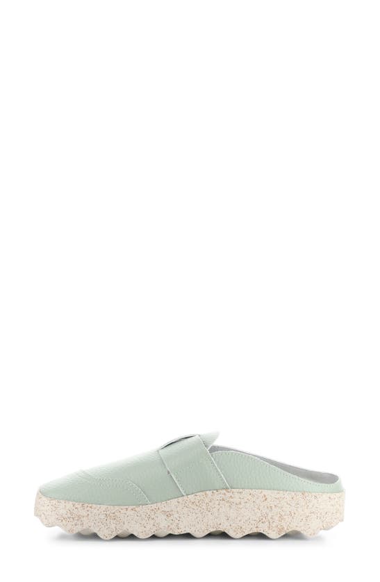 Shop Asportuguesas By Fly London Cole Clog In Green Eco Faux Leather
