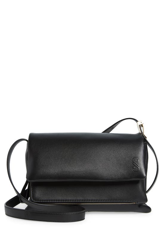 Proenza Schouler Small City Leather Shoulder Bag In Black