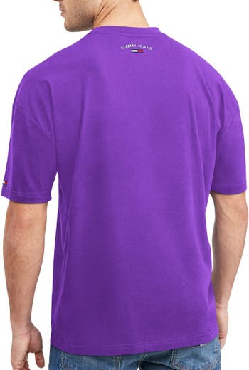 Sacramento Kings Tommy Jeans Mel Varsity T-Shirt - Purple