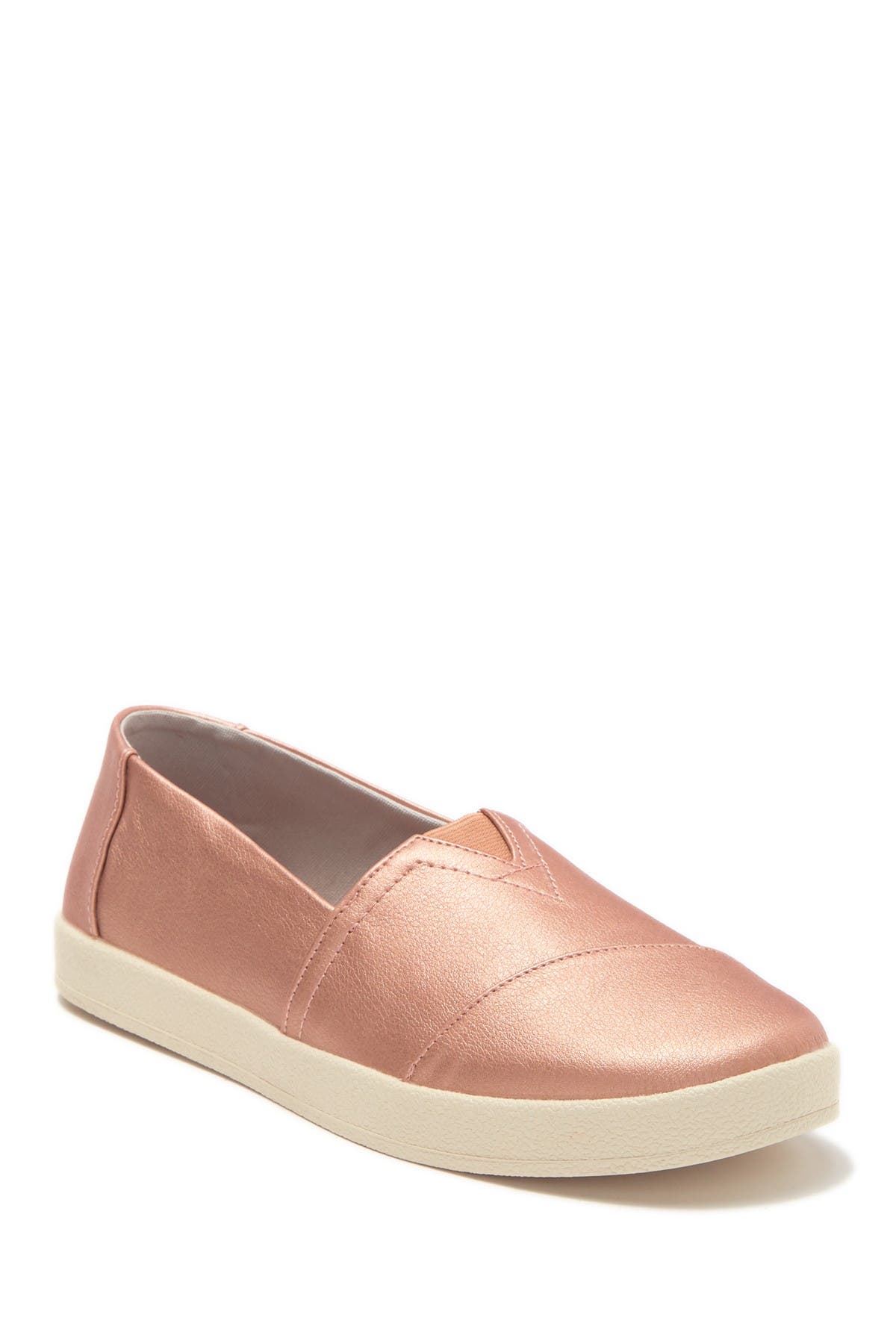 toms rose gold avalon flat shoes