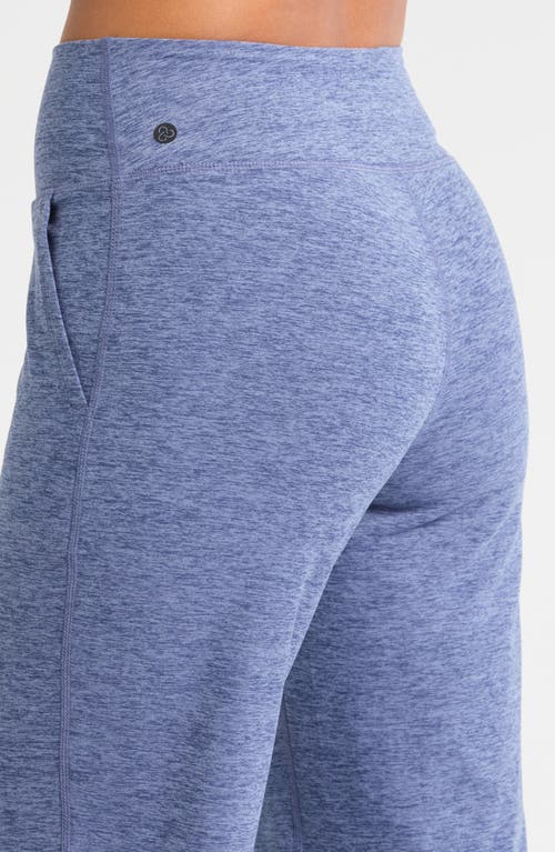 Zella Renew Straight Leg Pants In Blue Indigo Melange