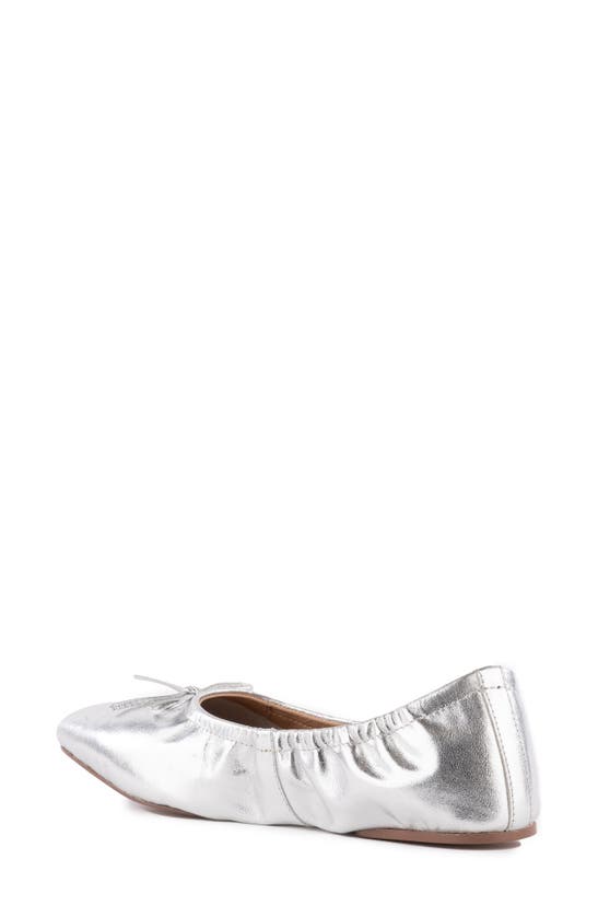 Shop Seychelles Breathless Ballet Flat In Silver