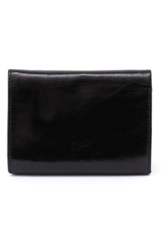 Hobo Robin Frame Wallet In Black