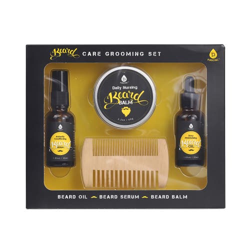 Pursonic Beard Care Grooming Kit In Black