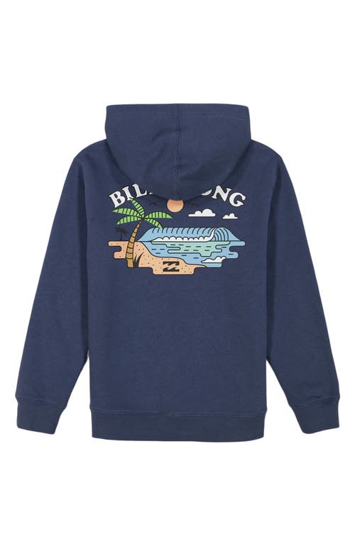 Shop Billabong Kids' Shore Pullover Hoodie In Slate Blue