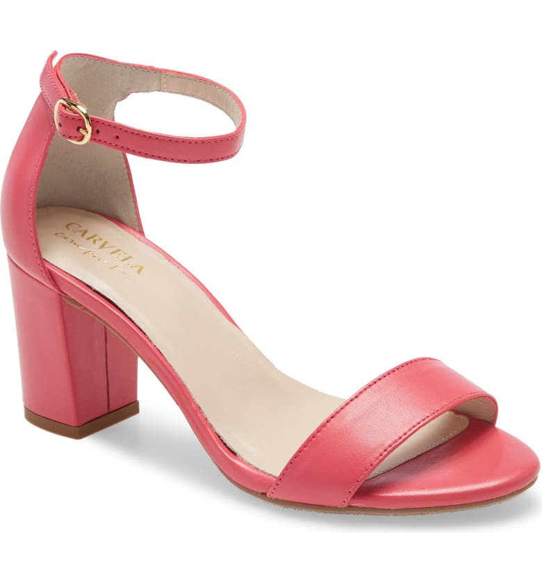 CARVELA COMFORT Abigail Sandal, Main, color, FUCHSIA LEATHER
