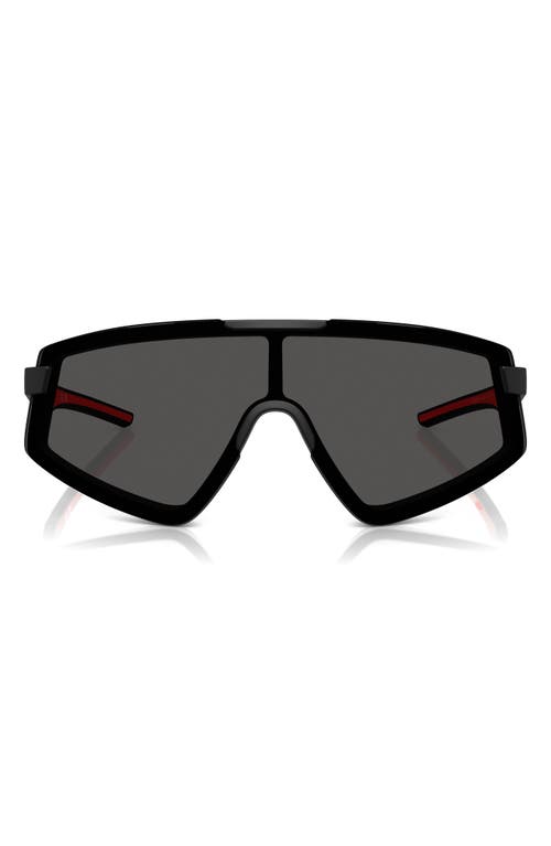Scuderia Ferrari 47mm Shield Sunglasses In Matte Black